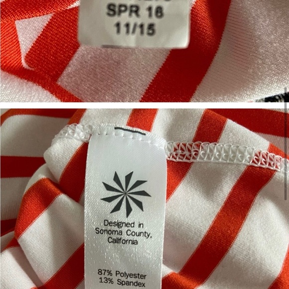 Athleta striped tank medium - Picture 4 of 5